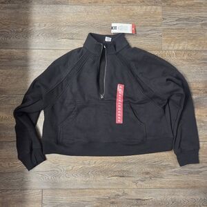 Black Half-Zip Women's Sweater